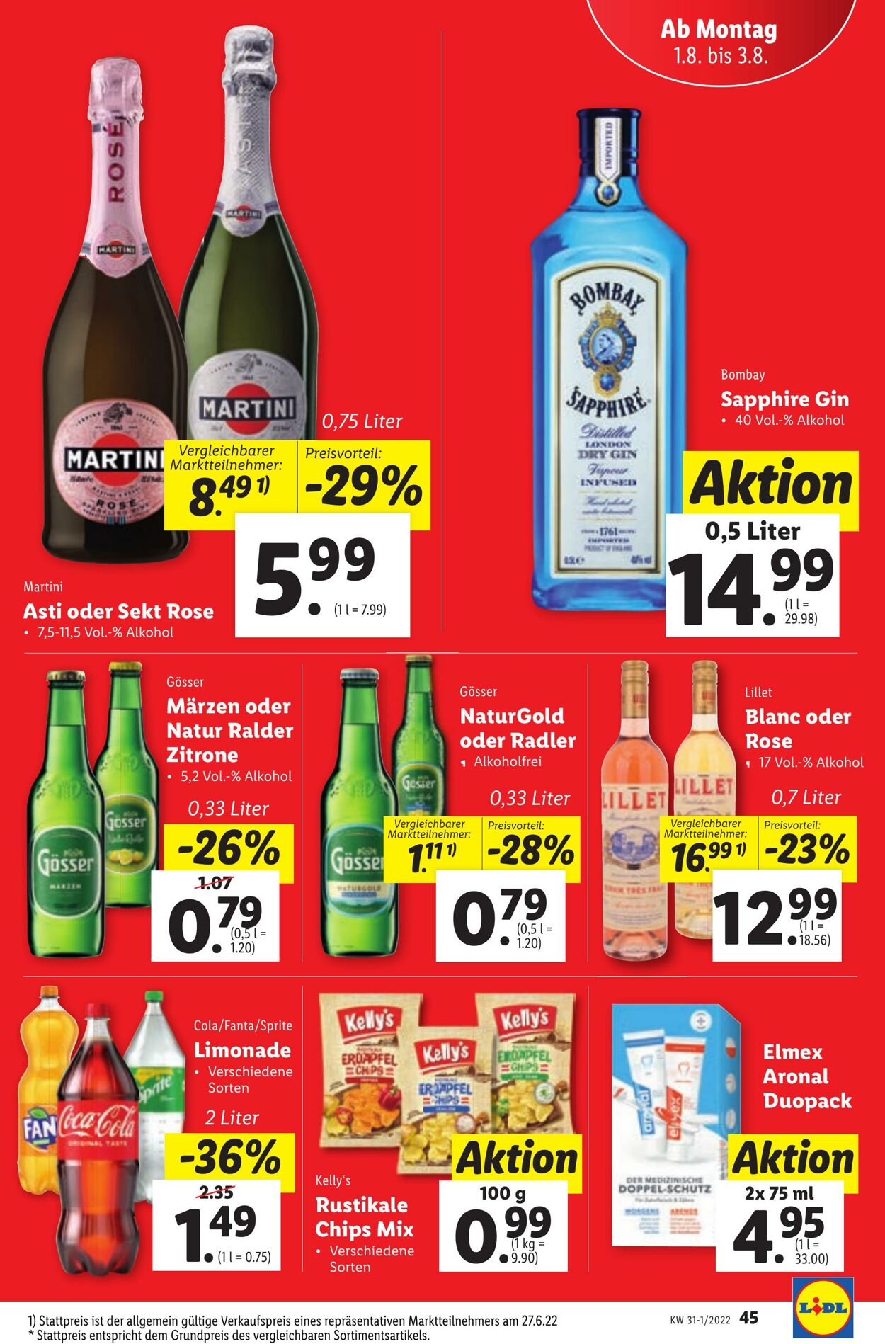 Prospekt Lidl 28.07.2022 - 03.08.2022