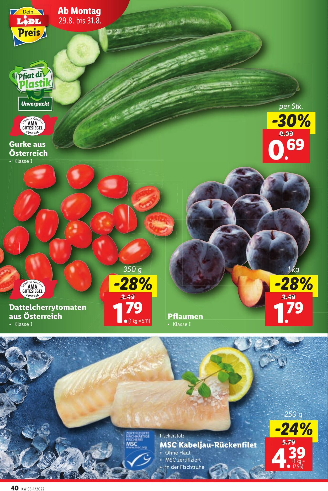 Prospekt Lidl 25.08.2022 - 31.08.2022