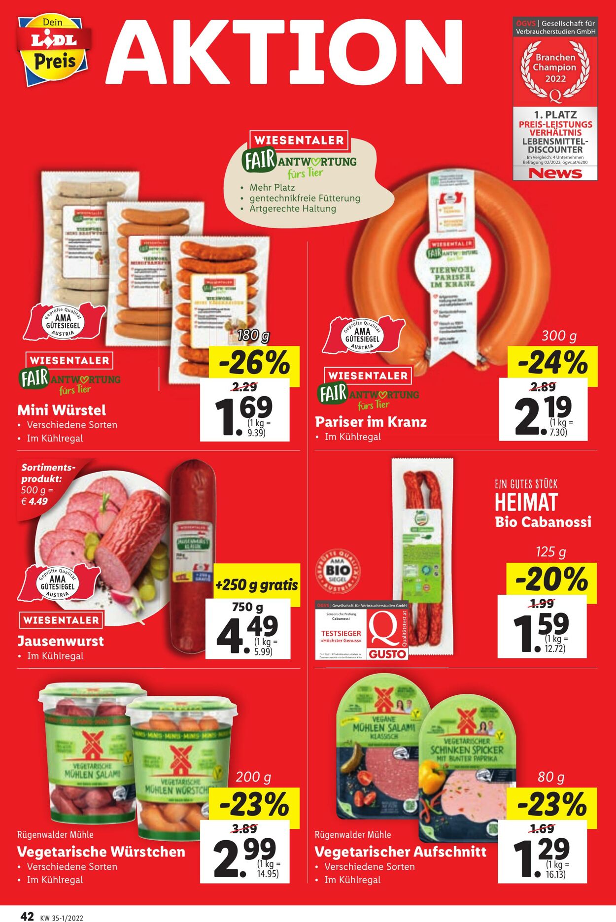 Prospekt Lidl 25.08.2022 - 31.08.2022