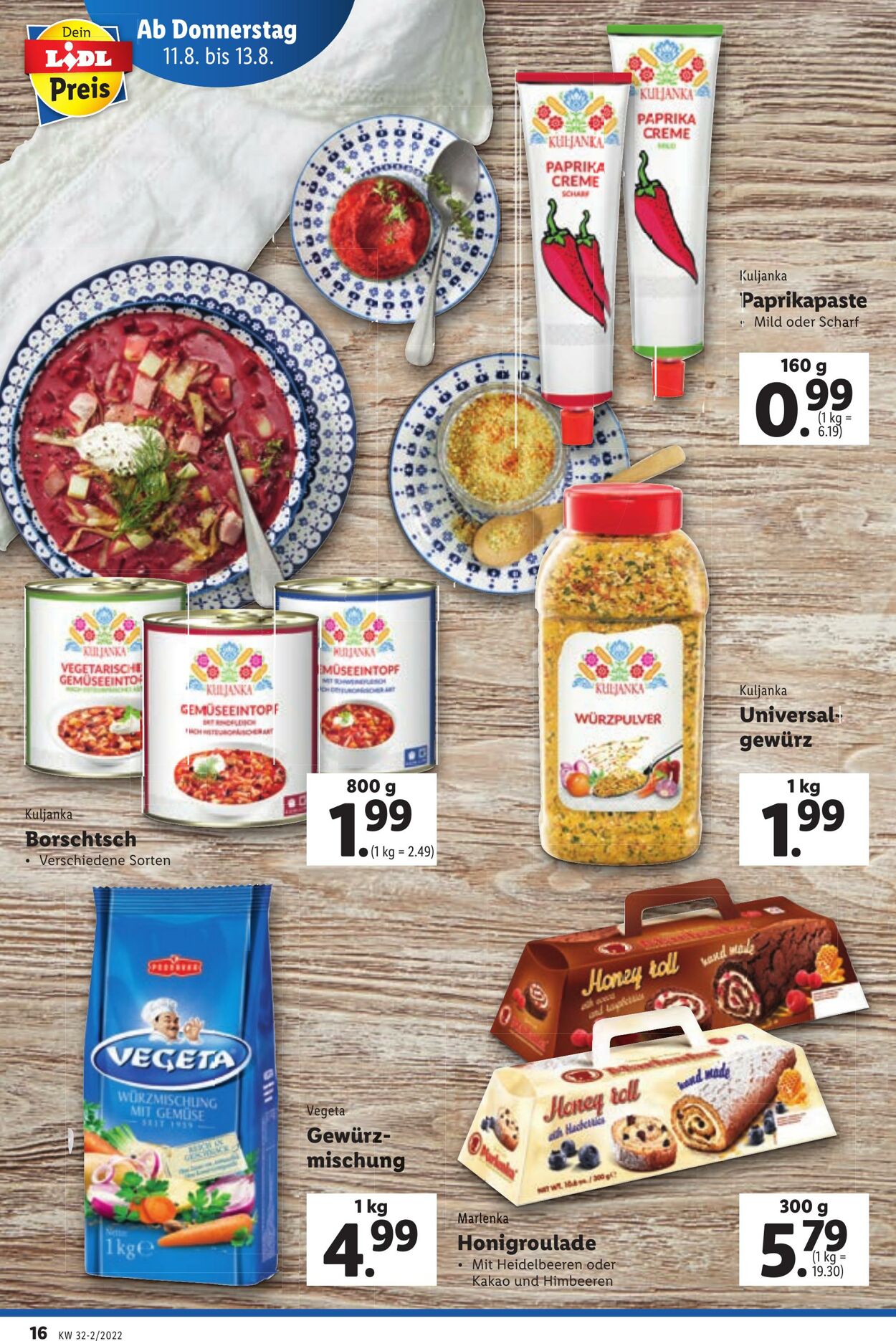 Prospekt Lidl 11.08.2022 - 17.08.2022