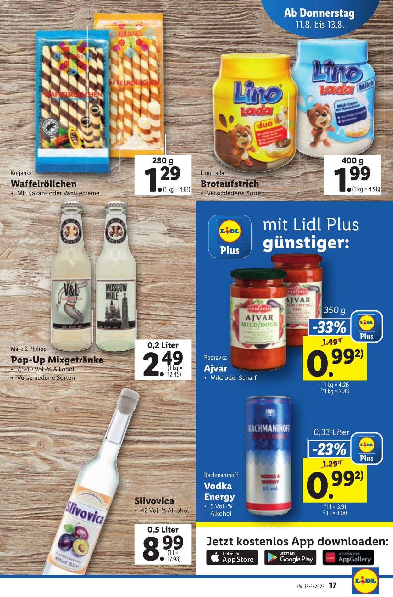 Prospekt Lidl 11.08.2022 - 17.08.2022