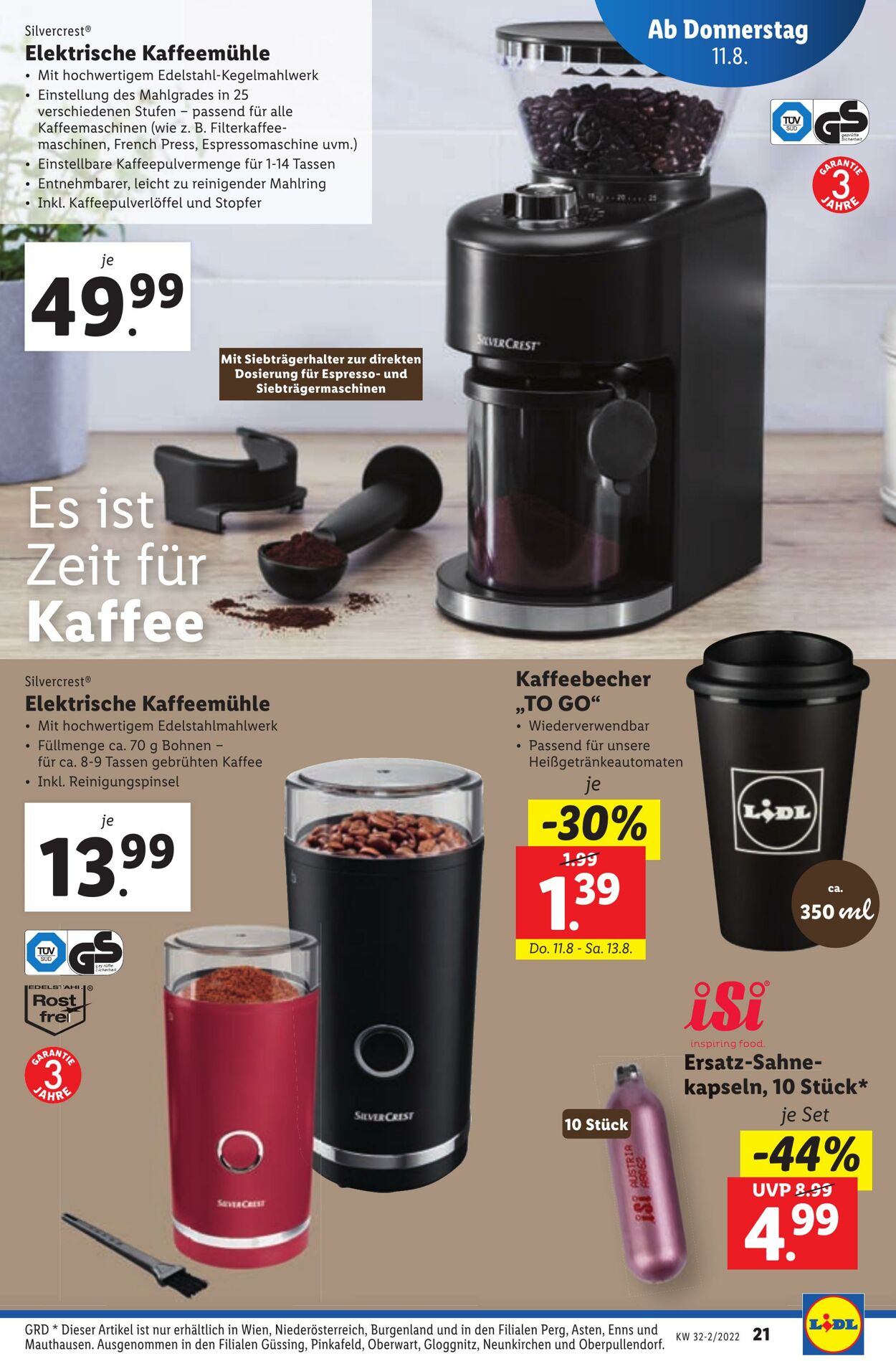 Prospekt Lidl 11.08.2022 - 17.08.2022