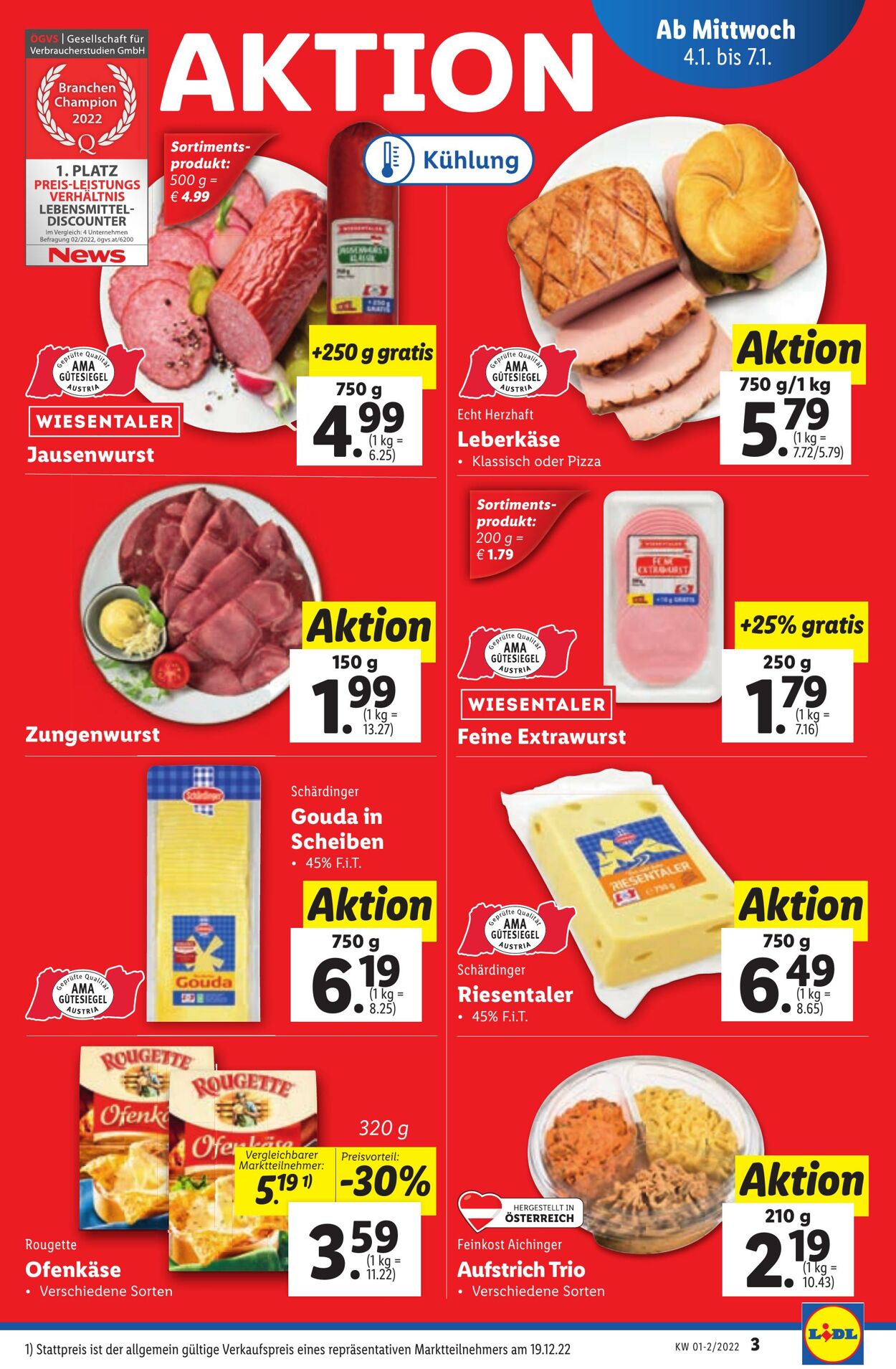 Prospekt Lidl 04.01.2023 - 11.01.2023