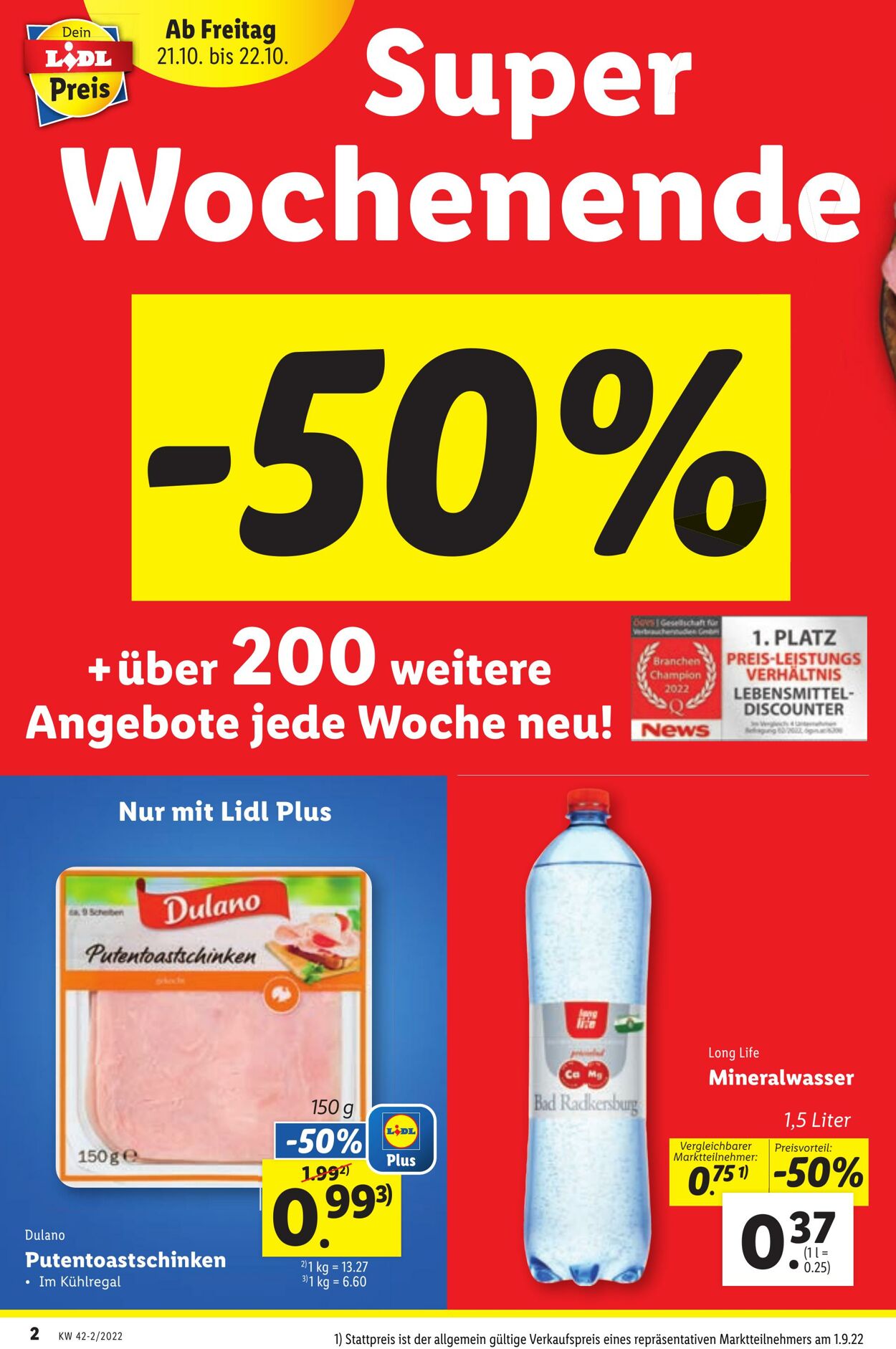 Prospekt Lidl 20.10.2022 - 25.10.2022