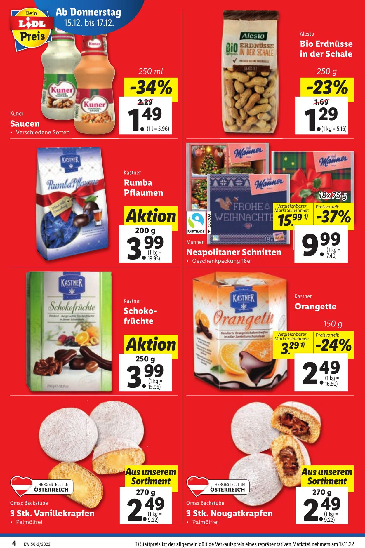 Prospekt Lidl 15.12.2022 - 21.12.2022