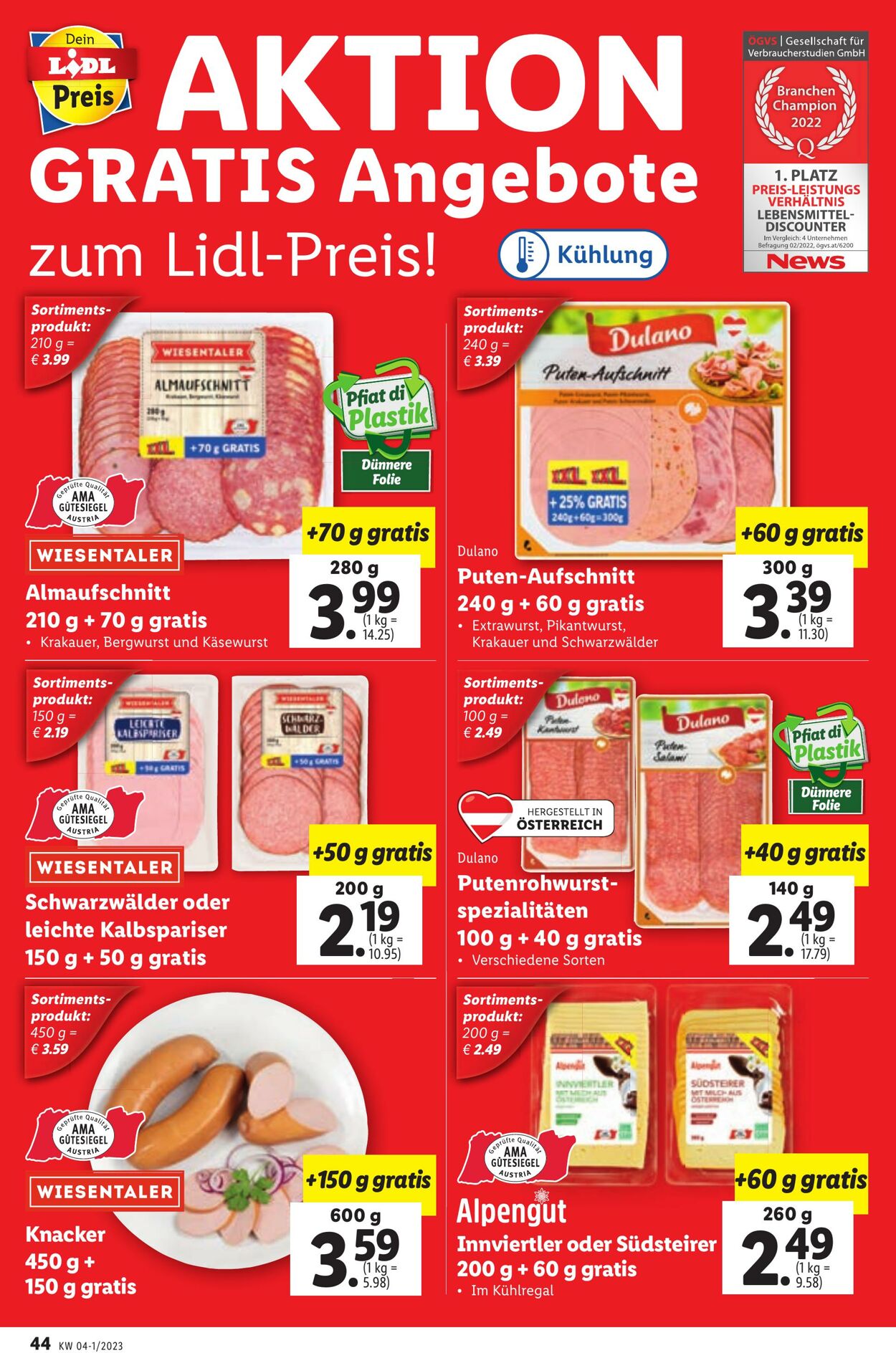 Prospekt Lidl 19.01.2023 - 25.01.2023