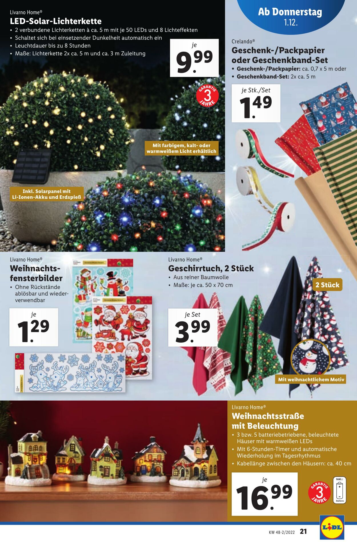 Prospekt Lidl 01.12.2022 - 06.12.2022