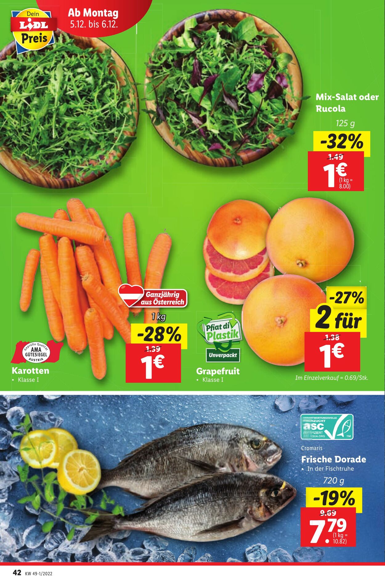 Prospekt Lidl 01.12.2022 - 06.12.2022