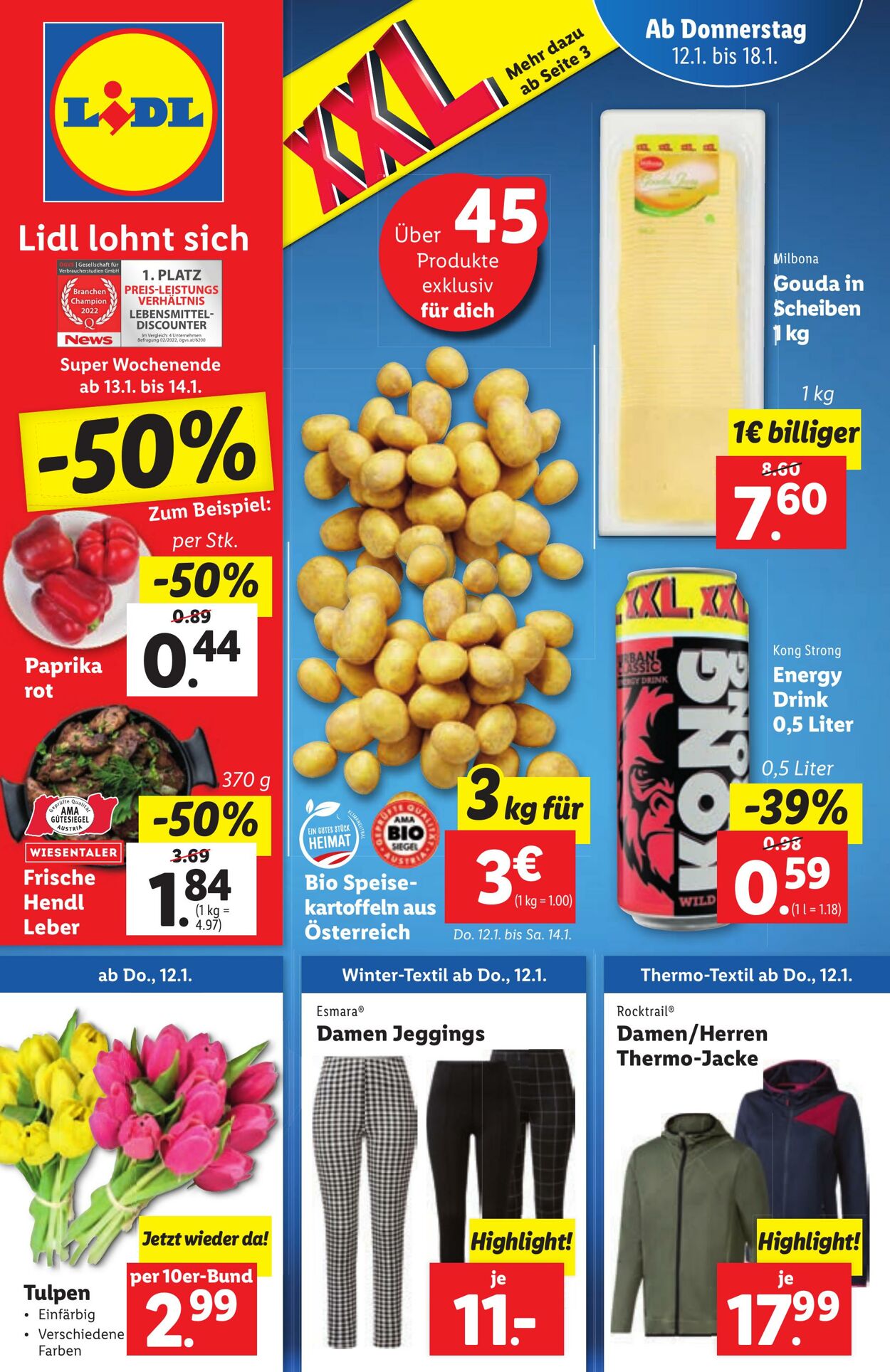 Prospekt Lidl 12.01.2023 - 18.01.2023