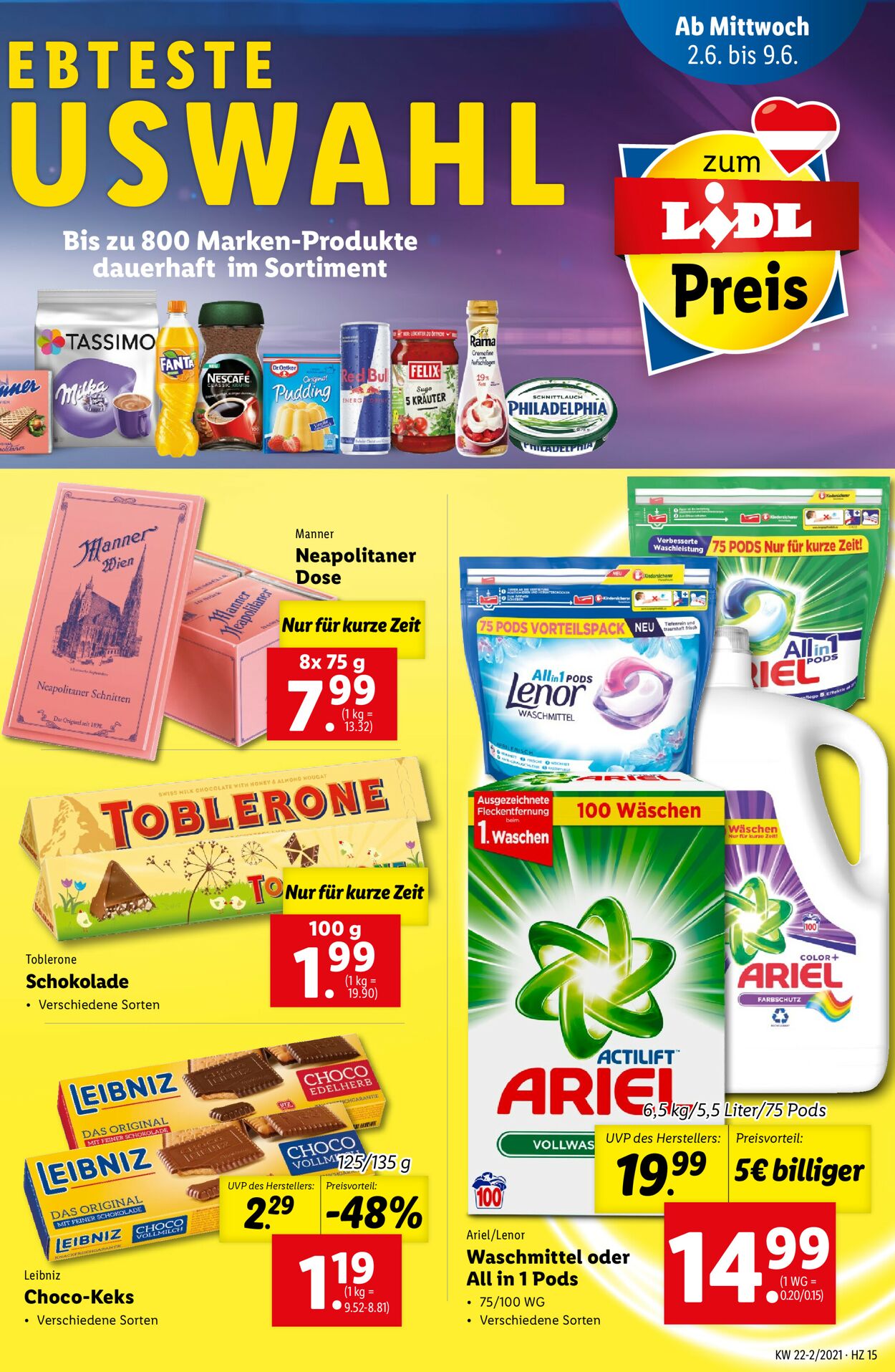 Prospekt Lidl 02.06.2021 - 09.06.2021