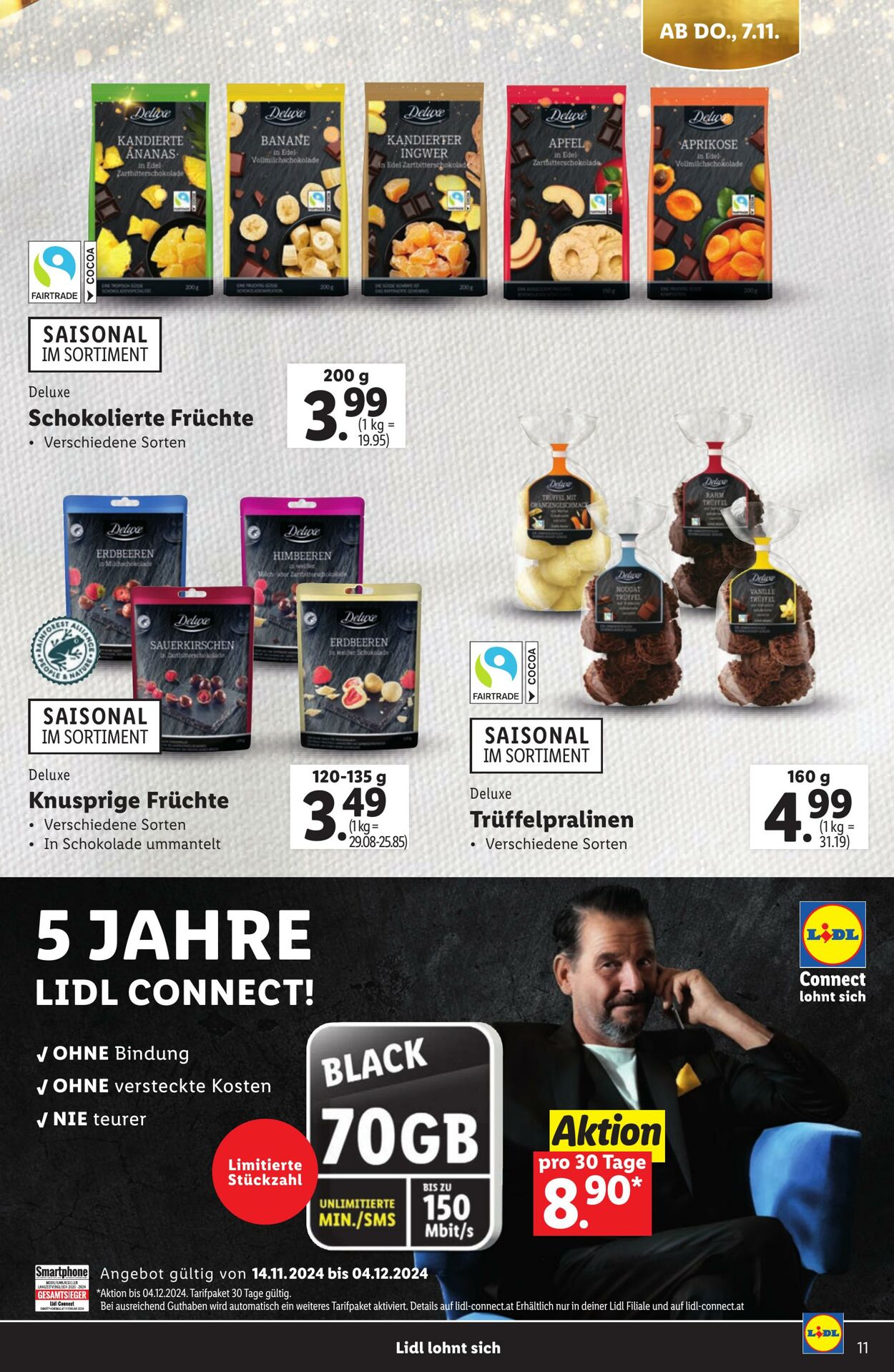 Prospekt Lidl 07.11.2024 - 24.12.2024