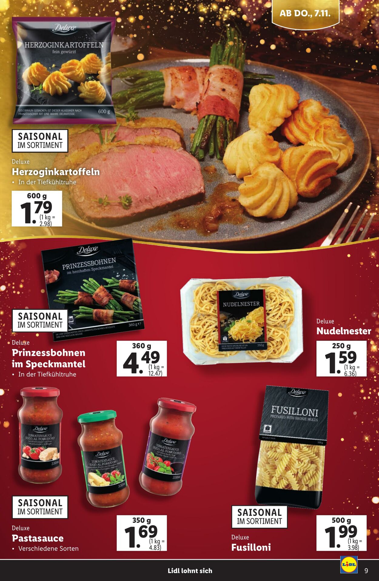 Prospekt Lidl 07.11.2024 - 24.12.2024