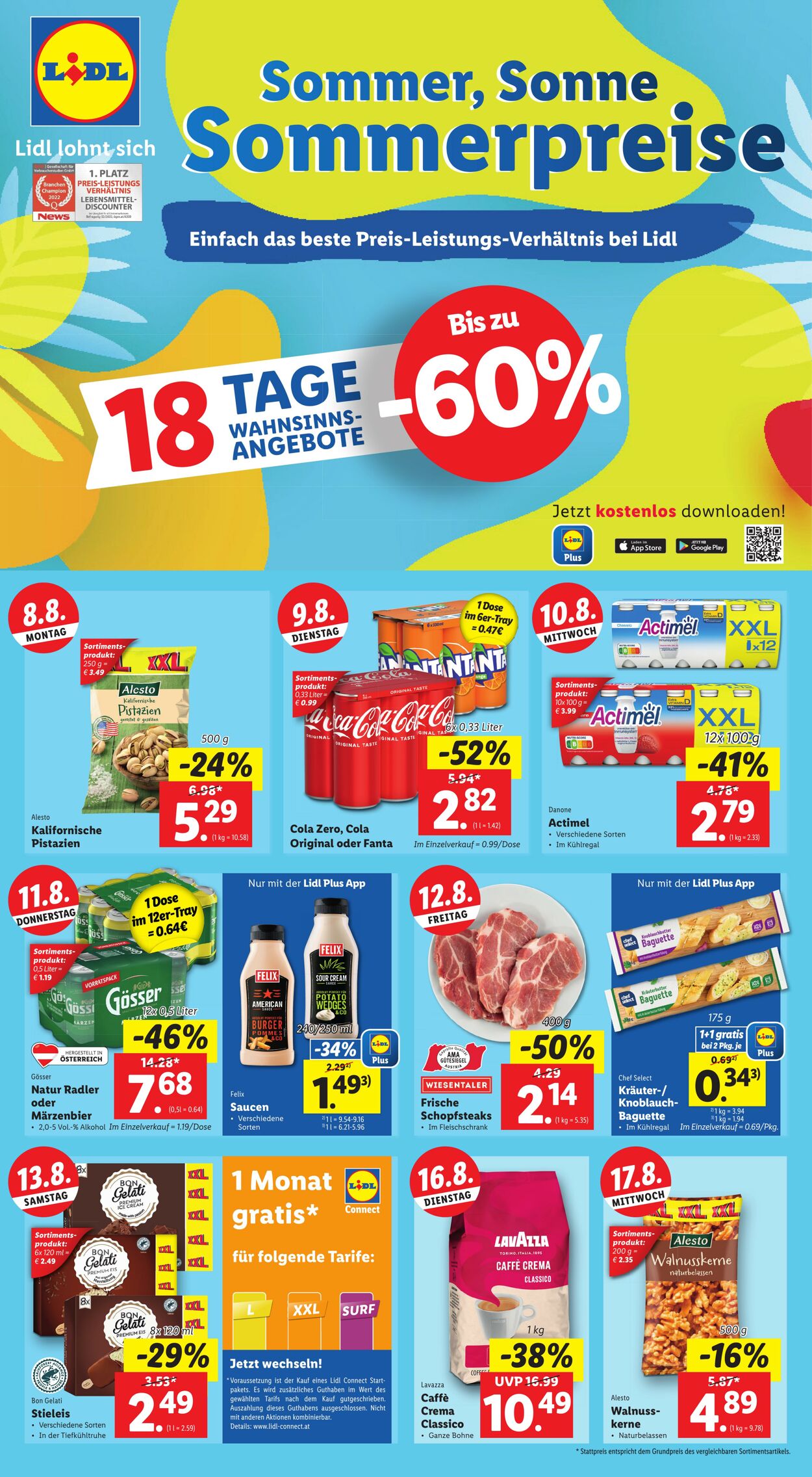 Prospekt Lidl 08.08.2022 - 28.08.2022