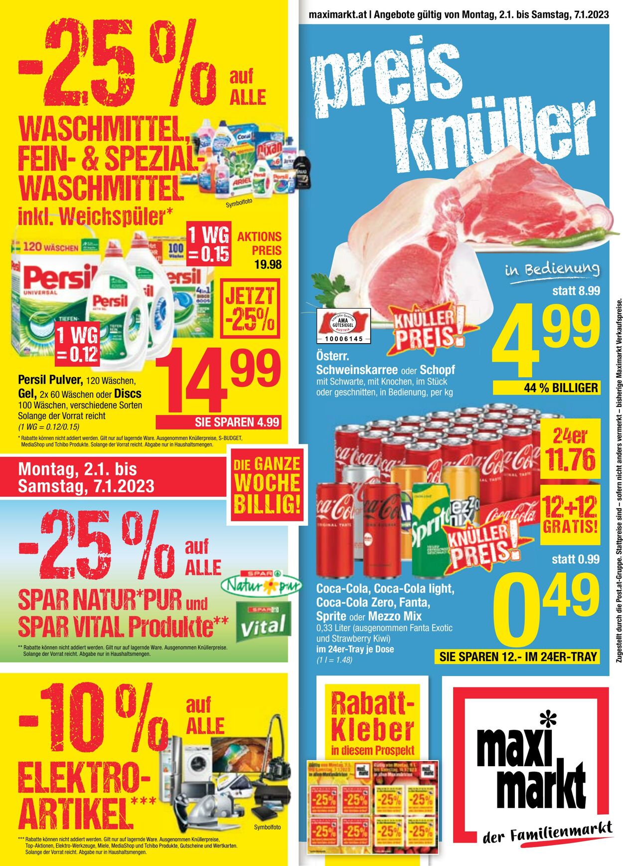 Prospekt Maximarkt 02.01.2023 - 07.01.2023