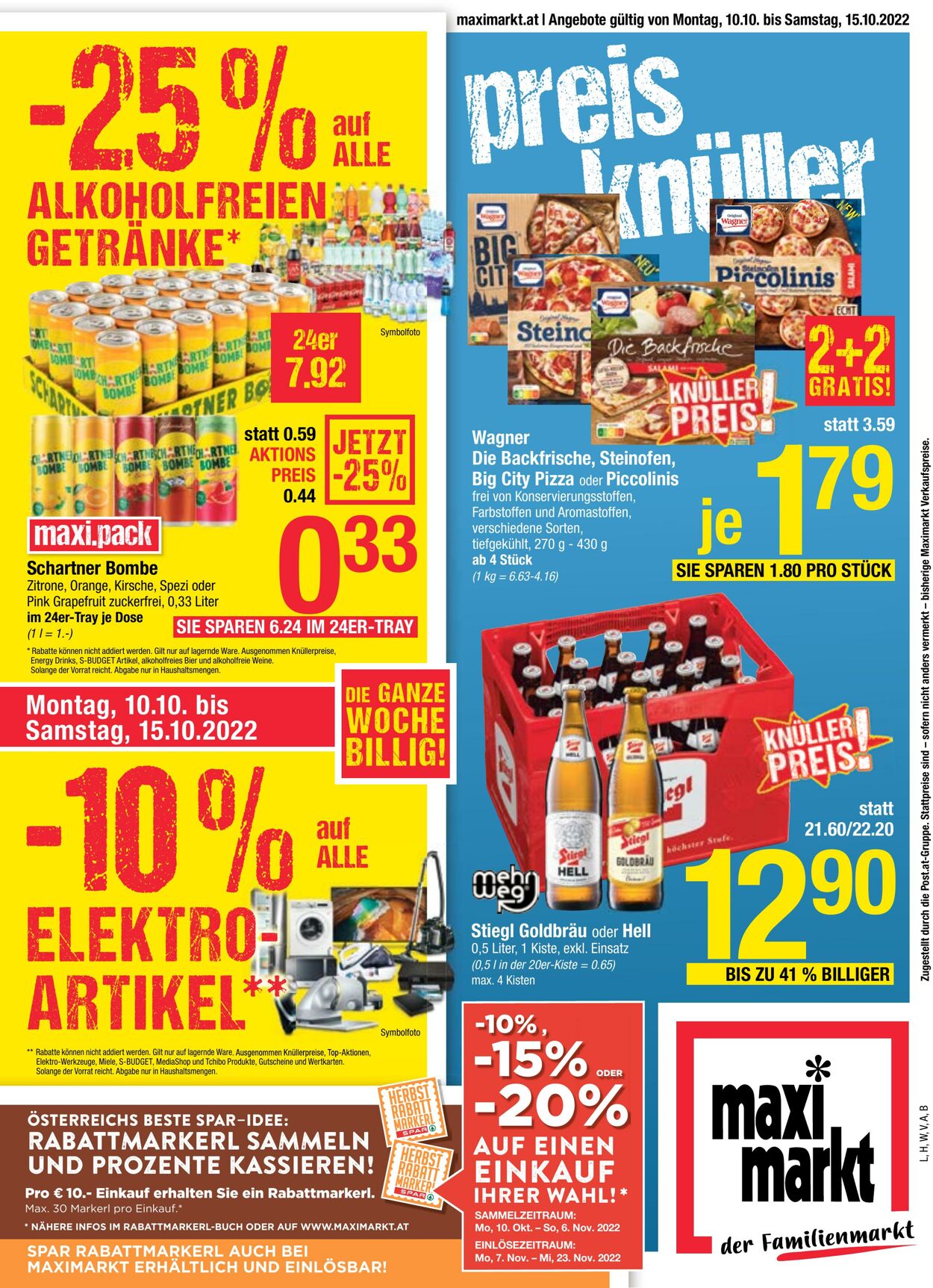 Prospekt Maximarkt 10.10.2022 - 15.10.2022