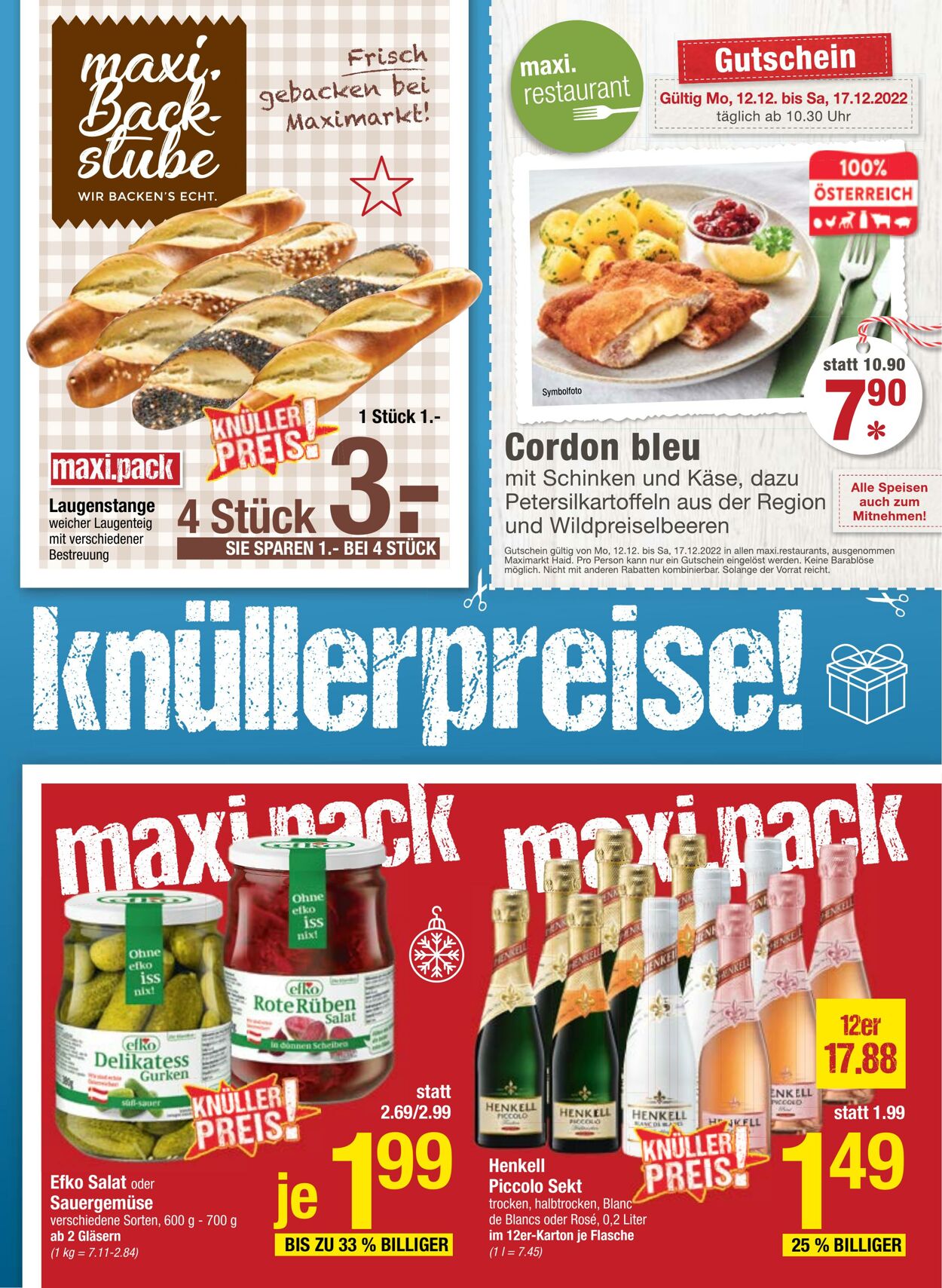 Prospekt Maximarkt 12.12.2022 - 17.12.2022