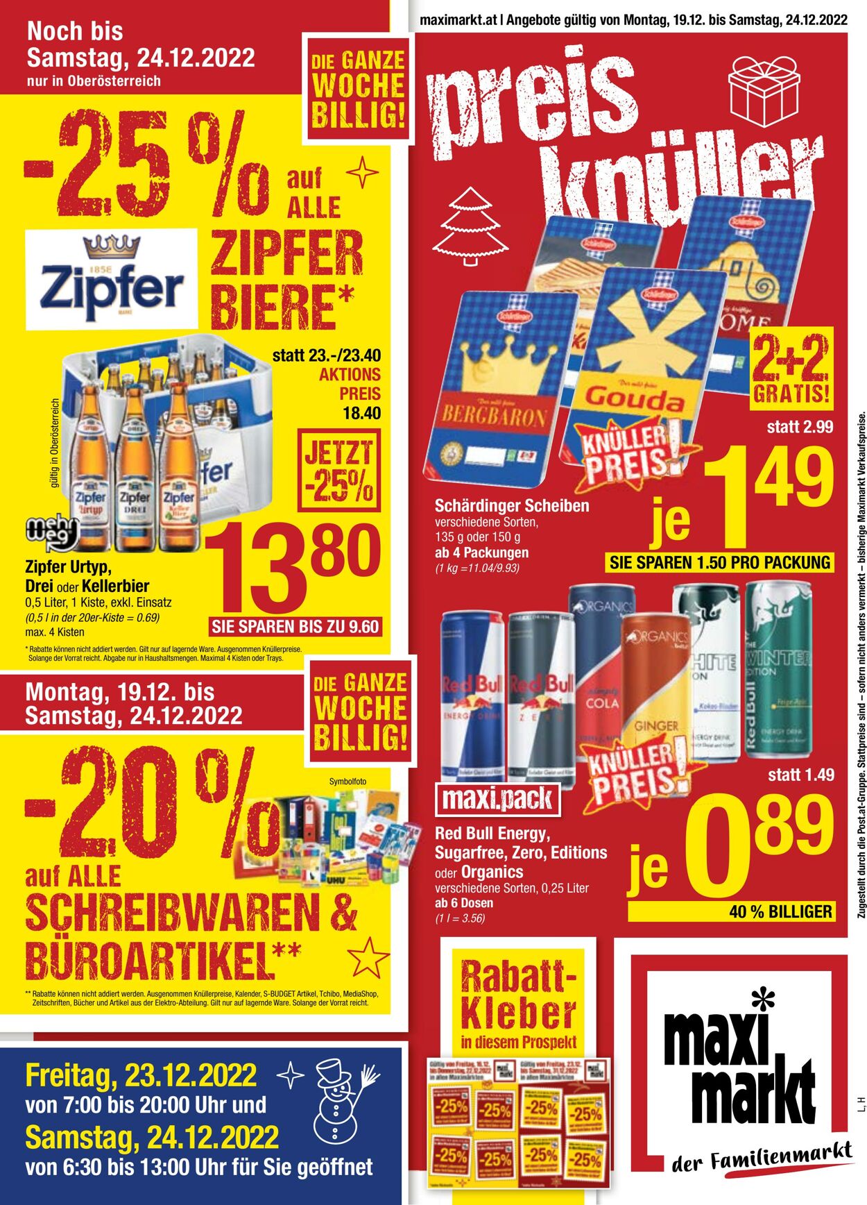 Prospekt Maximarkt 19.12.2022 - 24.12.2022