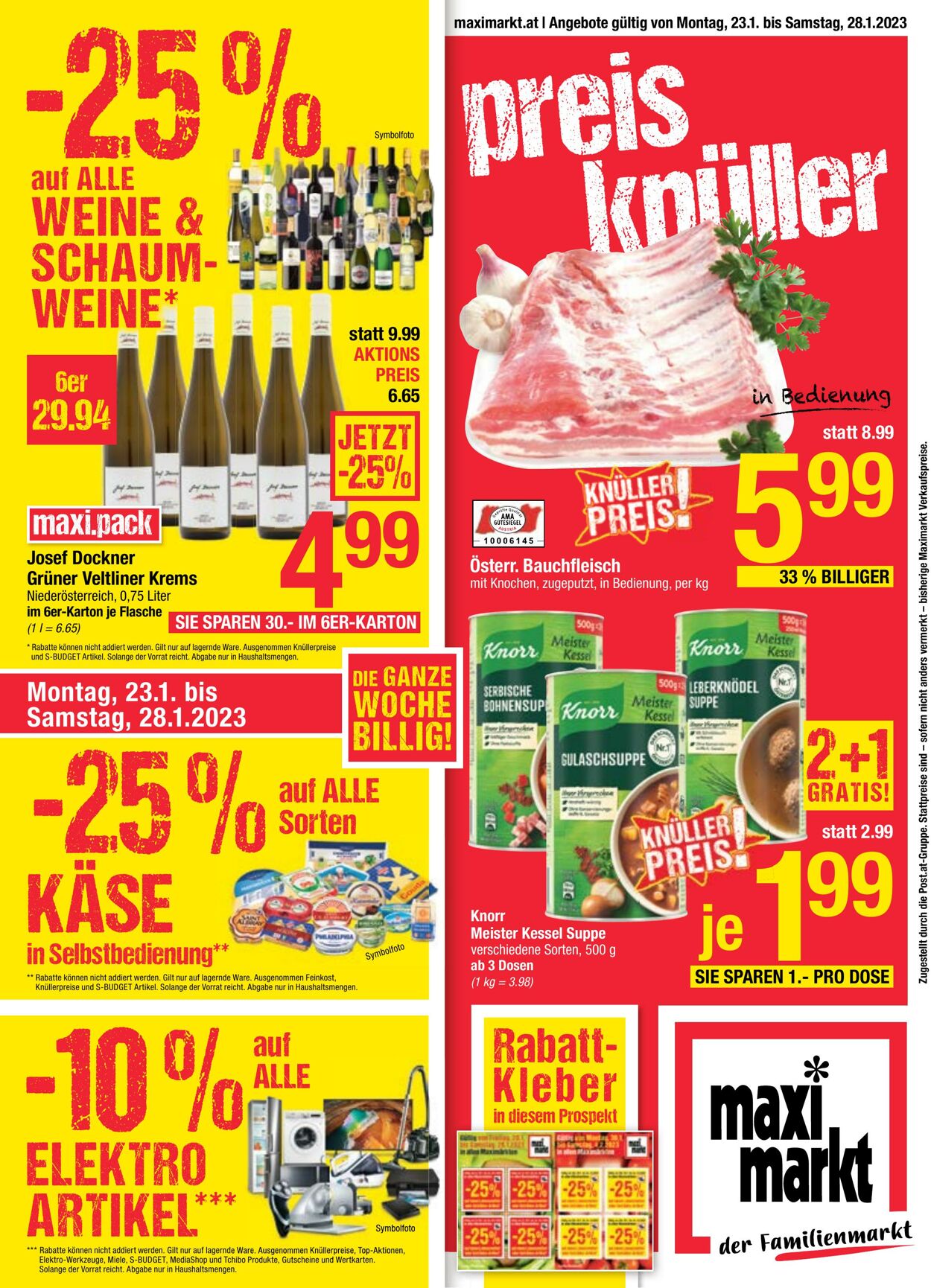 Prospekt Maximarkt 23.01.2023 - 28.01.2023