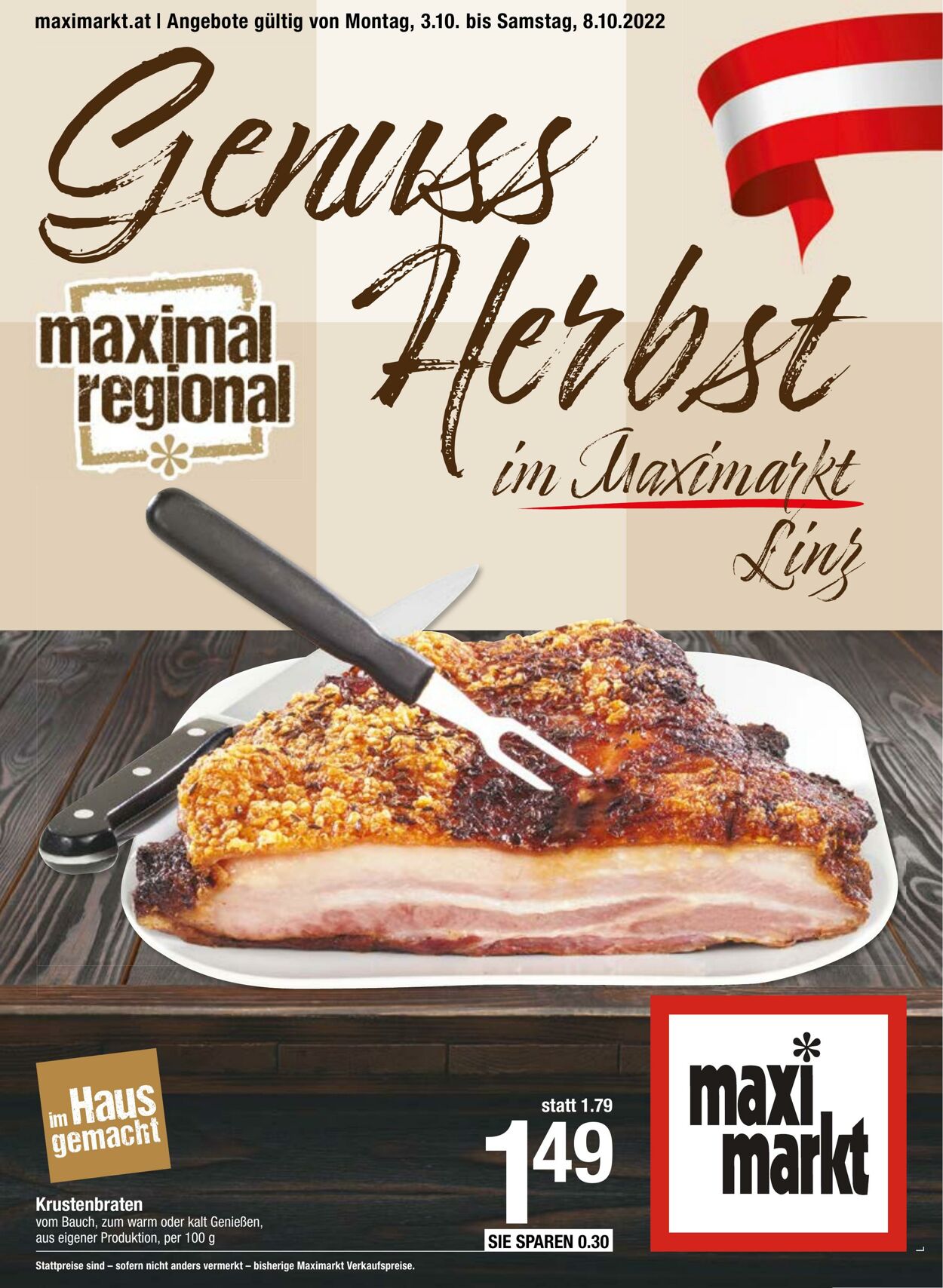 Prospekt Maximarkt 03.10.2022 - 08.10.2022