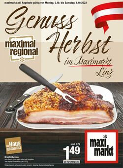 Prospekt Maximarkt 03.10.2022 - 08.10.2022