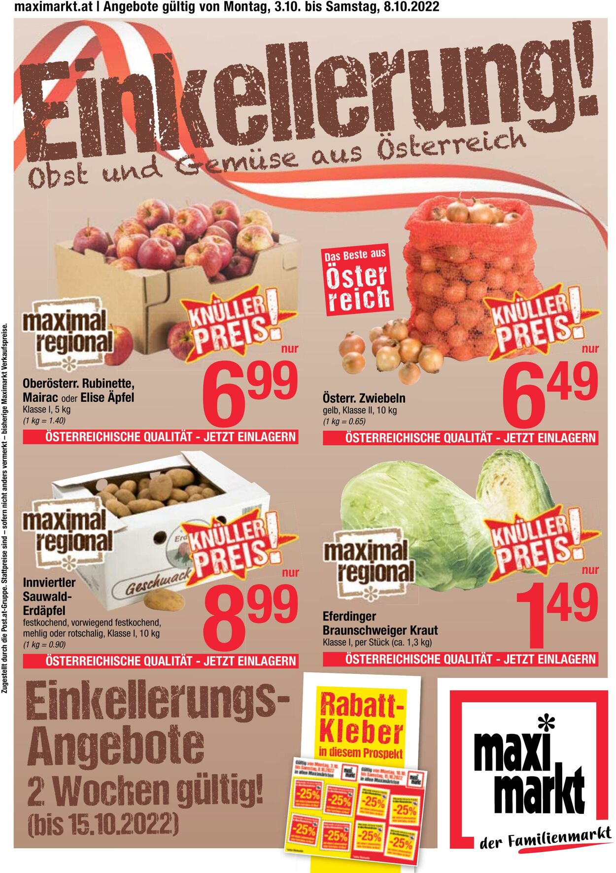 Prospekt Maximarkt 03.10.2022 - 08.10.2022