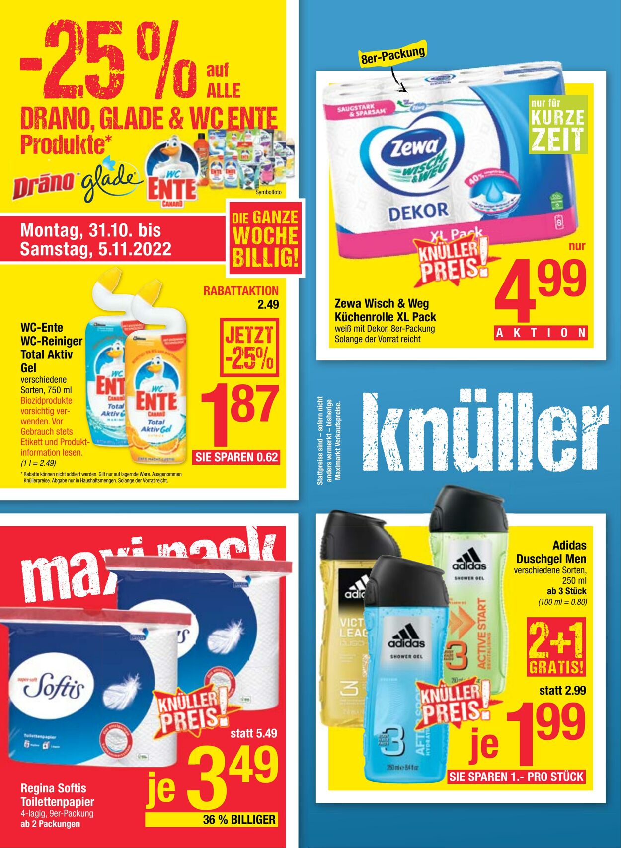 Prospekt Maximarkt 31.10.2022 - 05.11.2022