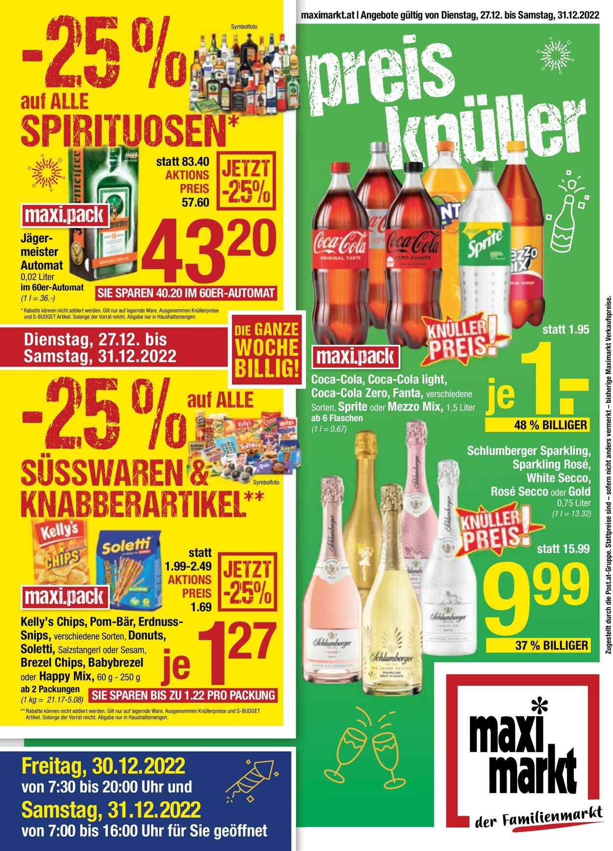 Prospekt Maximarkt 27.12.2022 - 31.12.2022