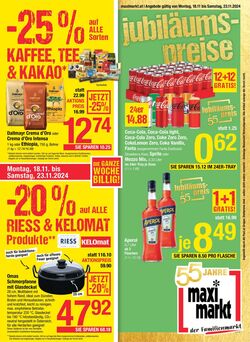 Prospekt Maximarkt 18.11.2024 - 23.11.2024