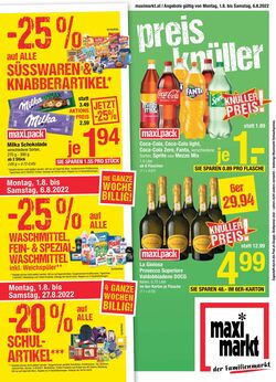 Prospekt Maximarkt 01.08.2022 - 06.08.2022