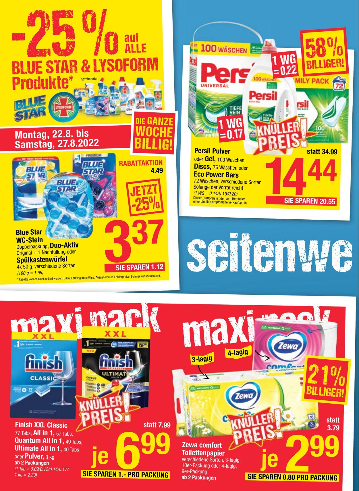 Prospekt Maximarkt 22.08.2022 - 27.08.2022