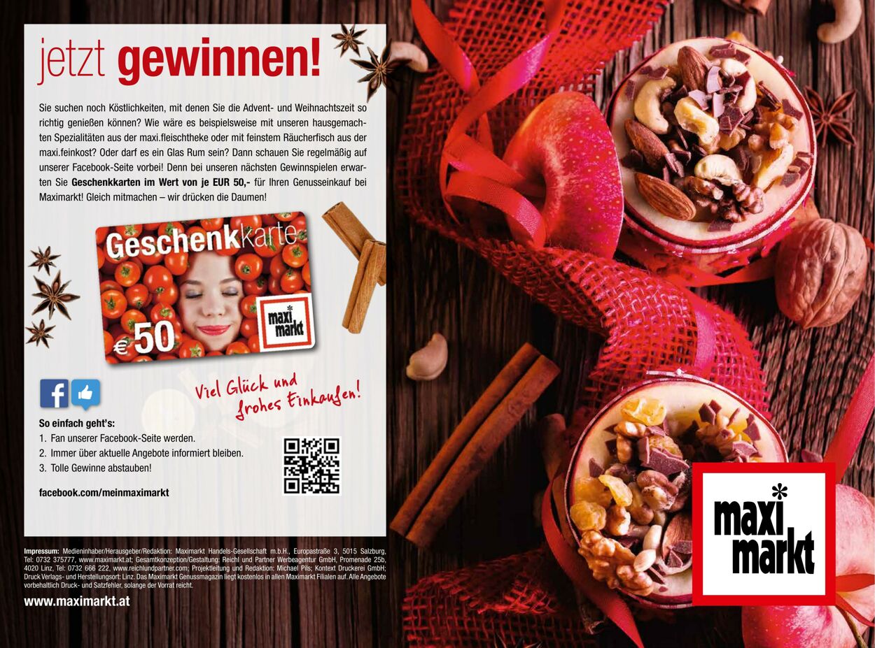 Prospekt Maximarkt 07.11.2022 - 31.12.2022