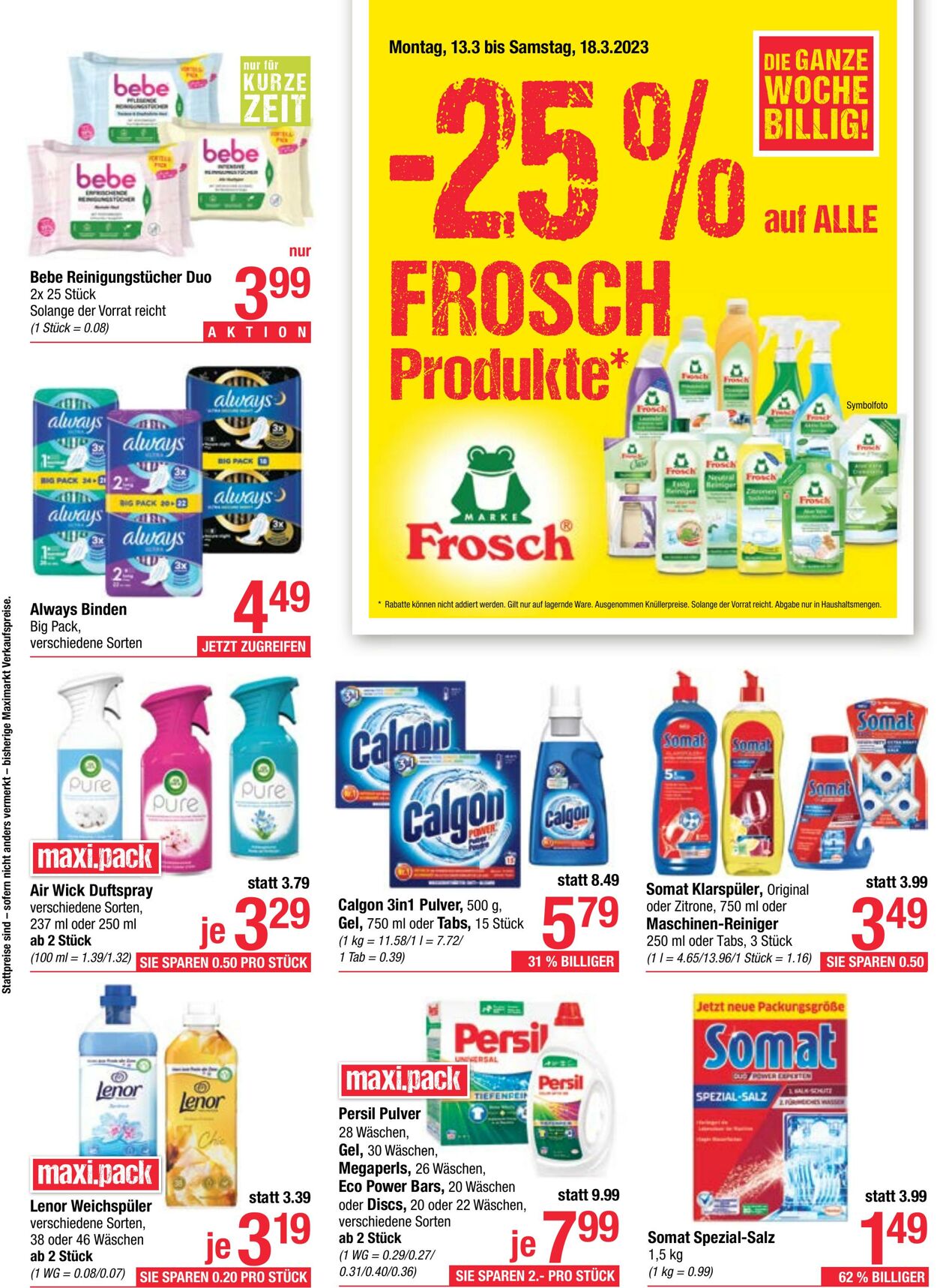 Prospekt Maximarkt 13.03.2023 - 18.03.2023