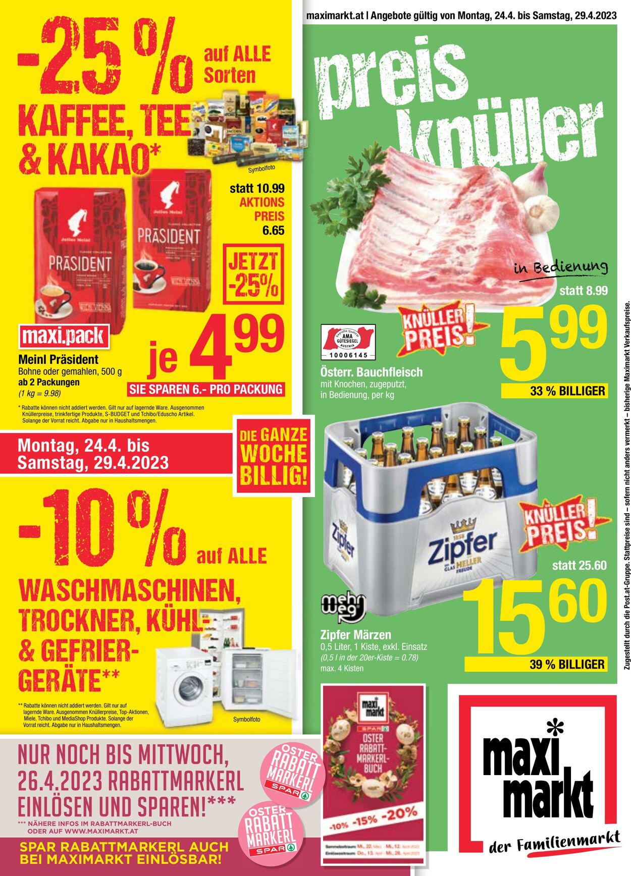 Prospekt Maximarkt 24.04.2023 - 29.04.2023