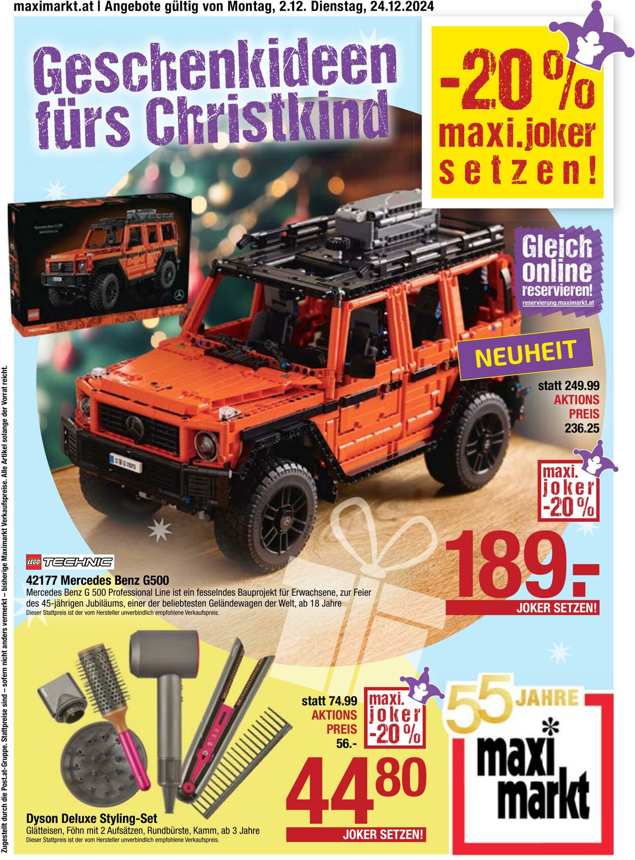 Prospekt Maximarkt - Spielwarenkatalog gültig ab Montag, 2.12. - Dienstag, 24.12.2024 2 Dez, 2024 - 24 Dez, 2024