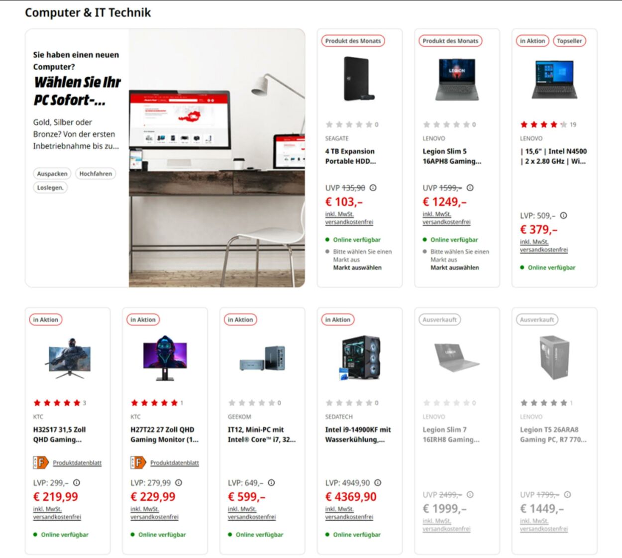 Prospekt Media Markt 15.07.2024 - 31.07.2024