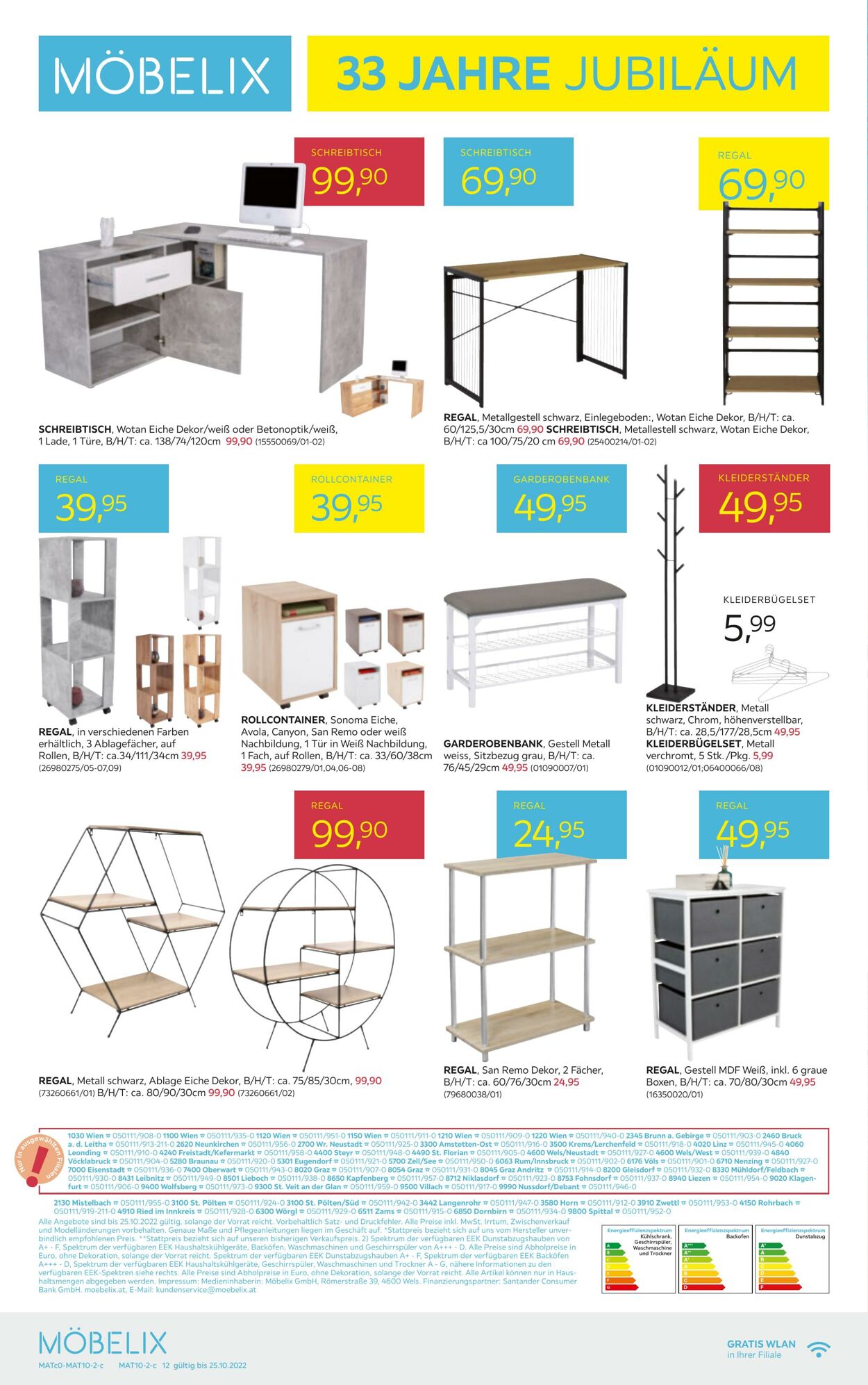 Prospekt Möbelix 17.10.2022 - 25.10.2022
