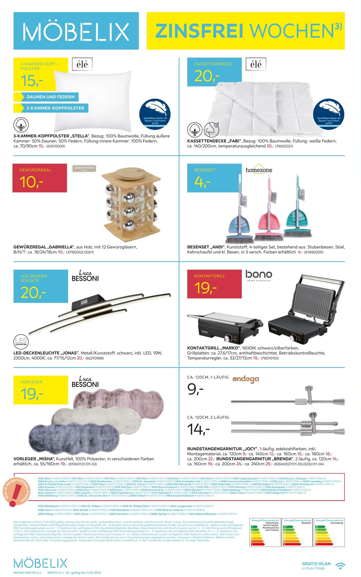 Prospekt Möbelix 03.10.2022 - 11.10.2022