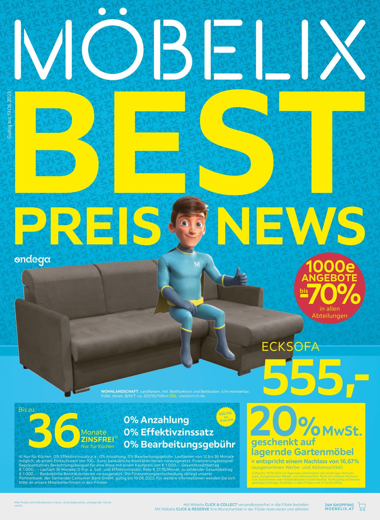 Prospekt Möbelix 13.06.2023 - 19.06.2023