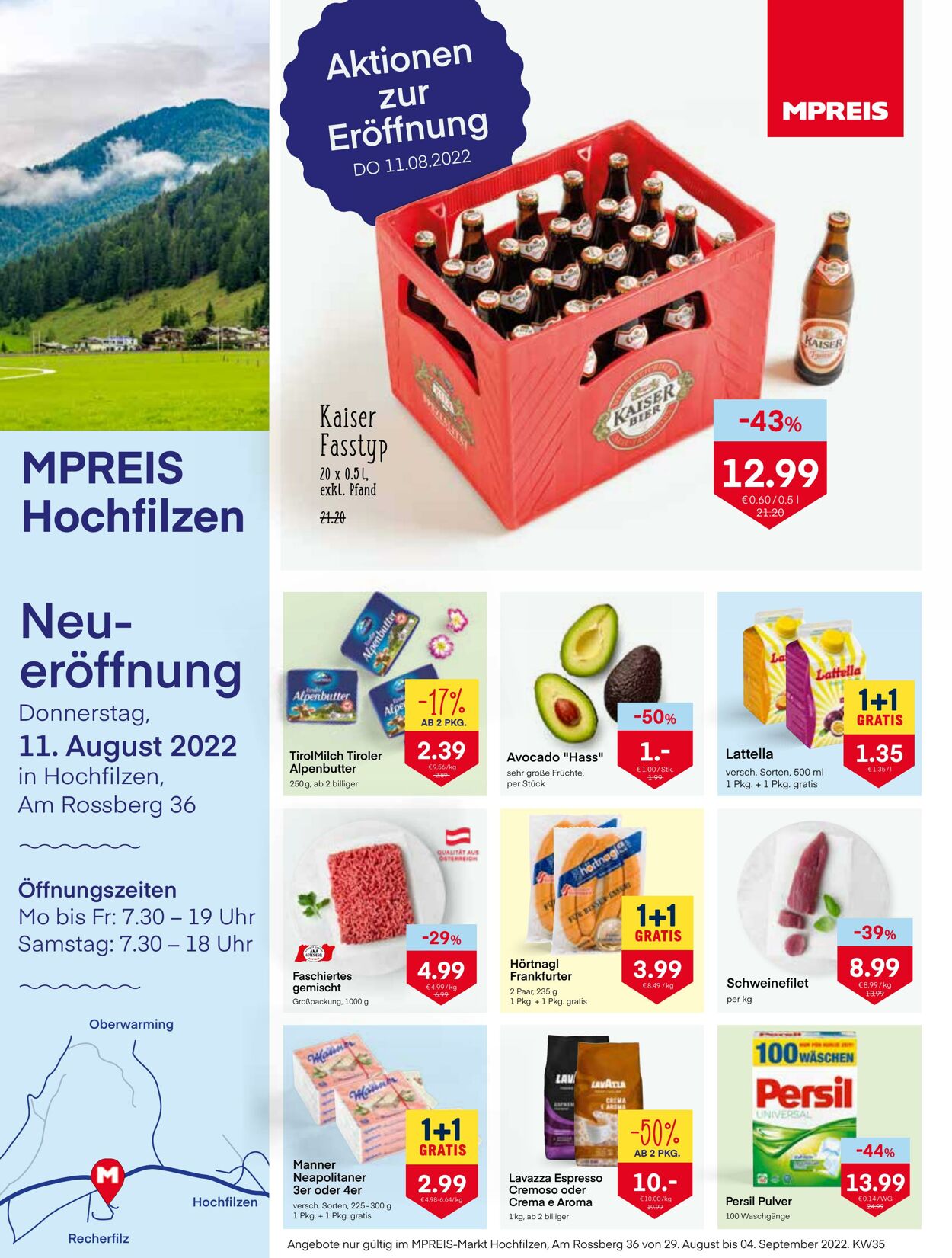 Prospekt MPREIS 29.08.2022 - 04.09.2022