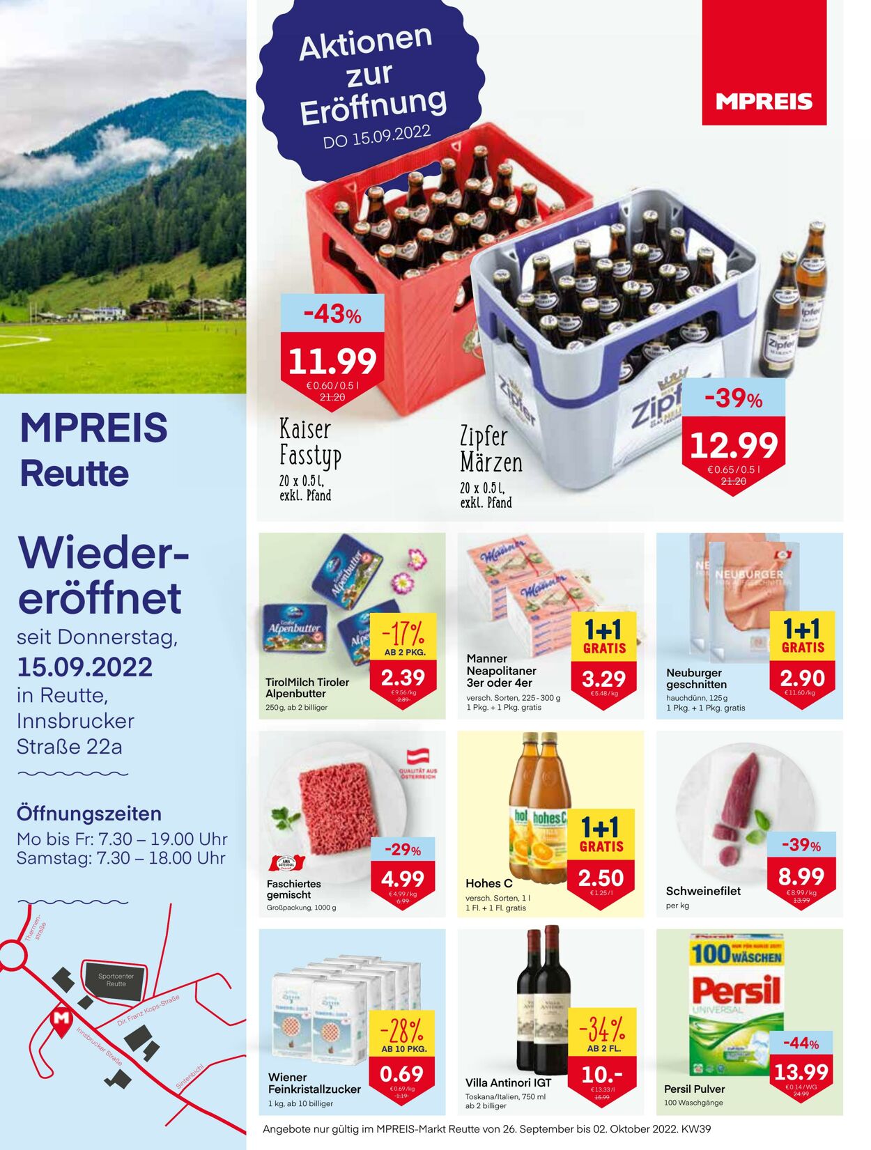 Prospekt MPREIS 26.09.2022 - 02.10.2022