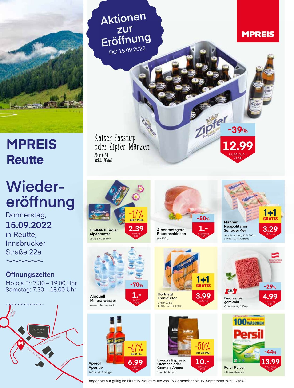 Prospekt MPREIS 15.09.2022 - 19.09.2022