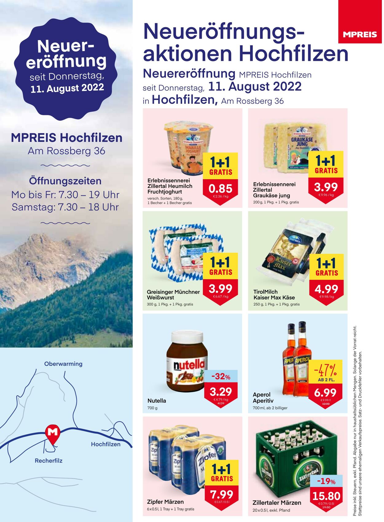 Prospekt MPREIS 16.08.2022 - 21.08.2022