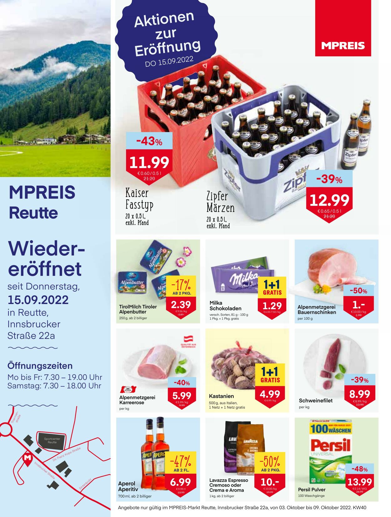 Prospekt MPREIS 03.10.2022 - 09.10.2022