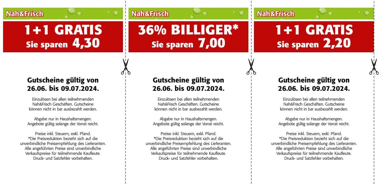 Prospekt Nah Frisch 26.06.2024 - 09.07.2024