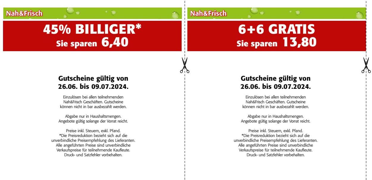 Prospekt Nah Frisch 26.06.2024 - 09.07.2024