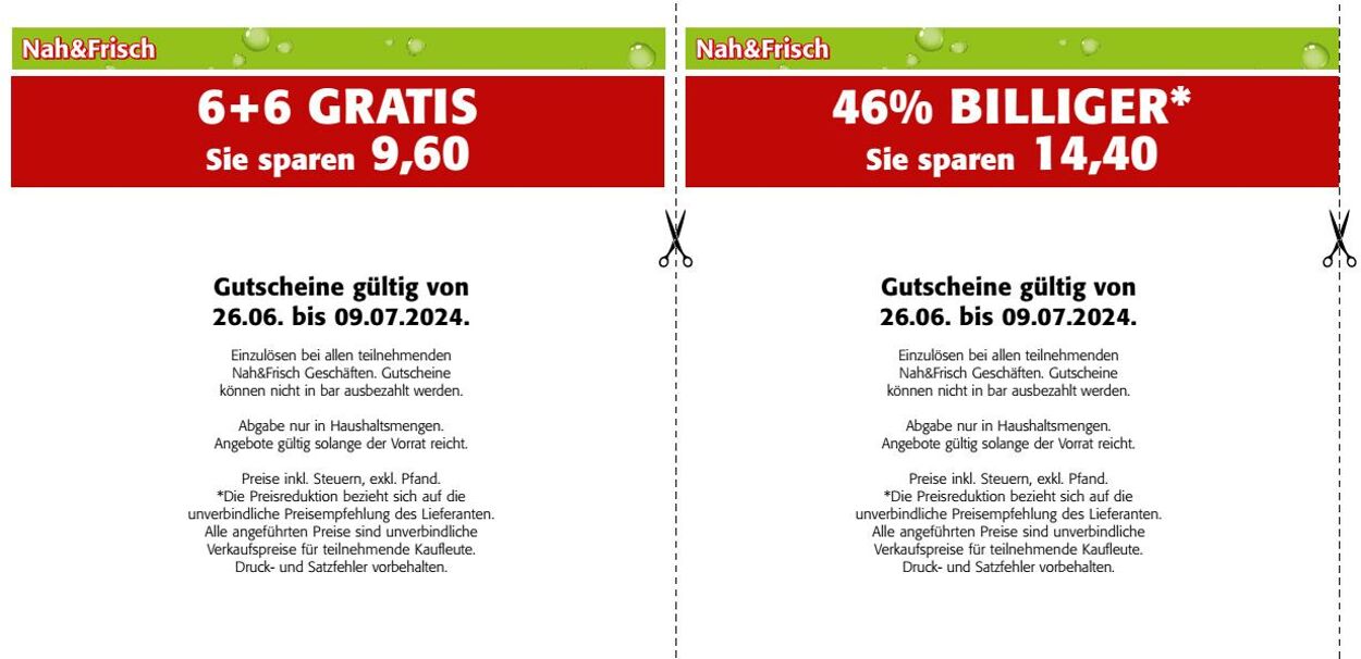 Prospekt Nah Frisch 26.06.2024 - 09.07.2024