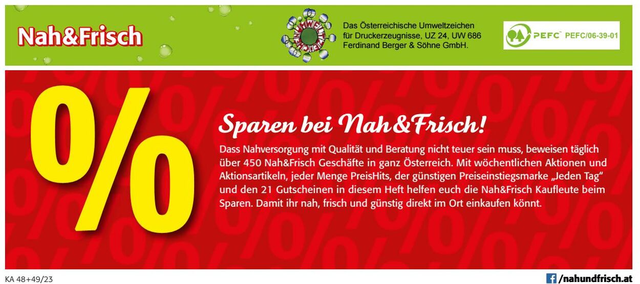 Prospekt Nah Frisch 29.11.2023 - 12.12.2023