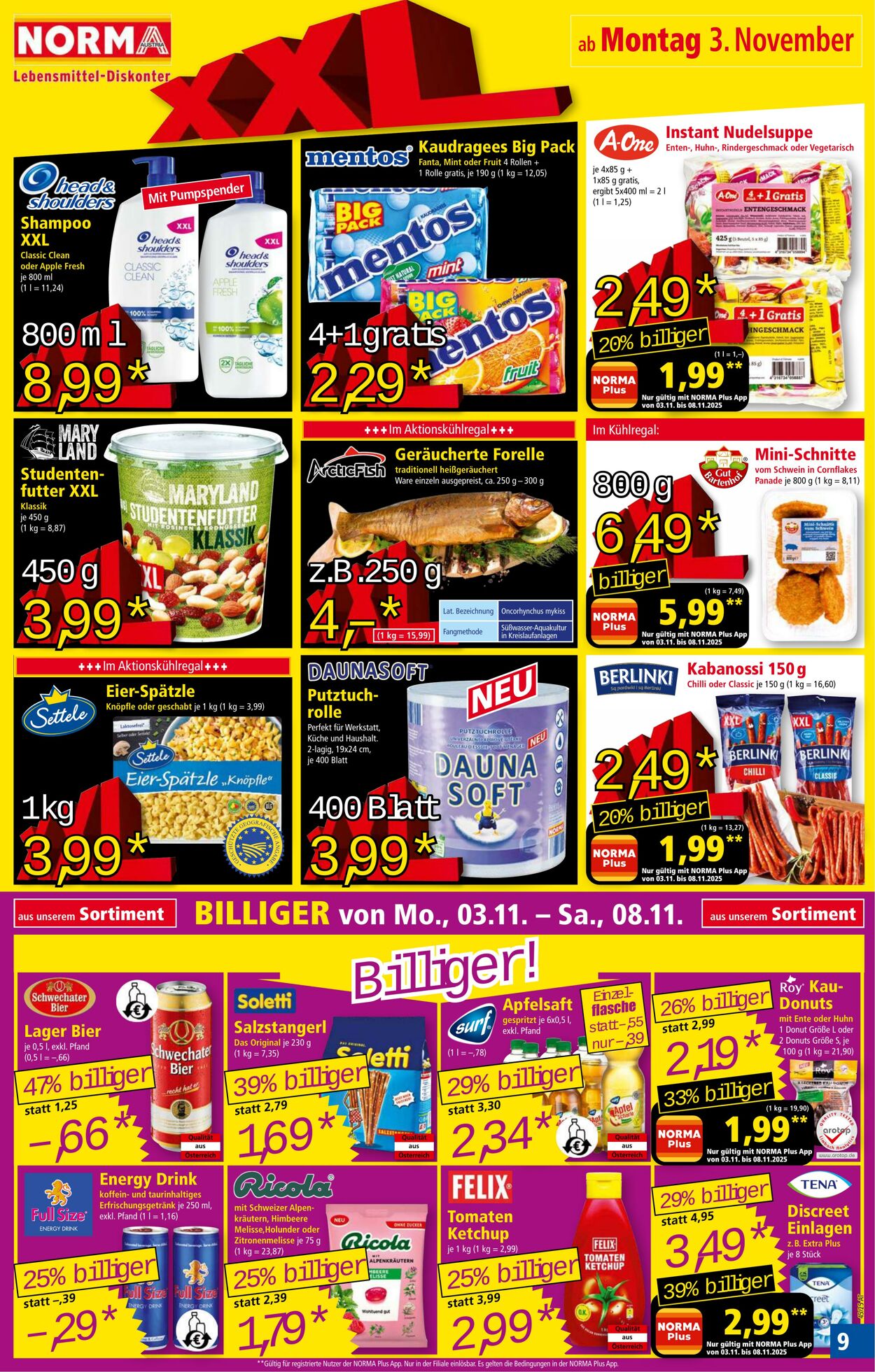 Prospekt Norma 03.11.2025 - 09.11.2025