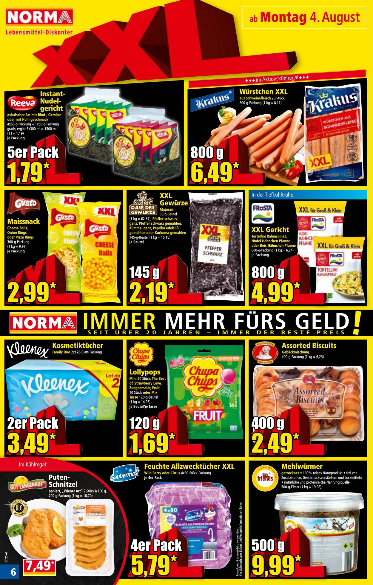 Prospekt Norma 04.08.2025 - 10.08.2025