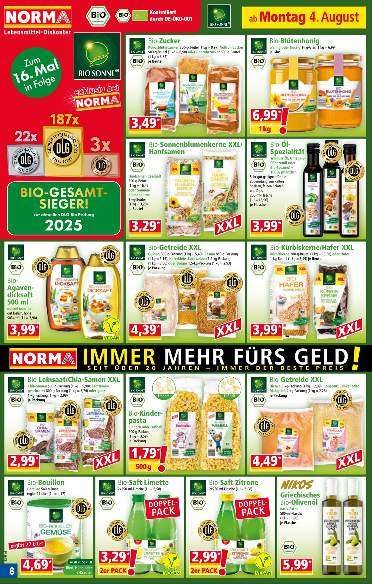 Prospekt Norma 04.08.2025 - 10.08.2025